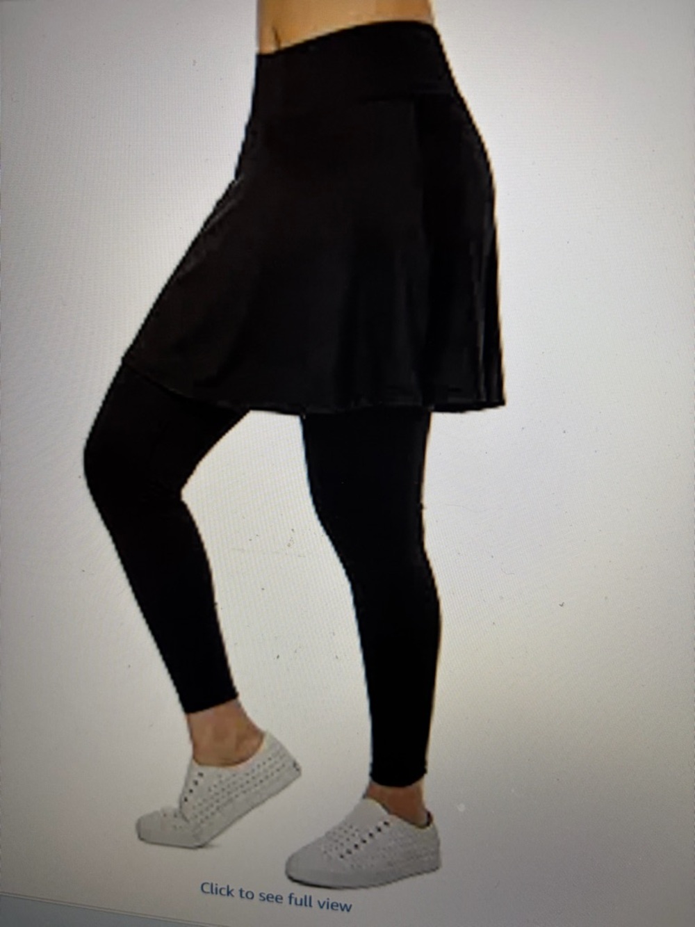 Black Skirted Leggings for Women - Comfortable Everyday Style